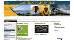 Desktop Screenshot of gautenghappenings.co.za